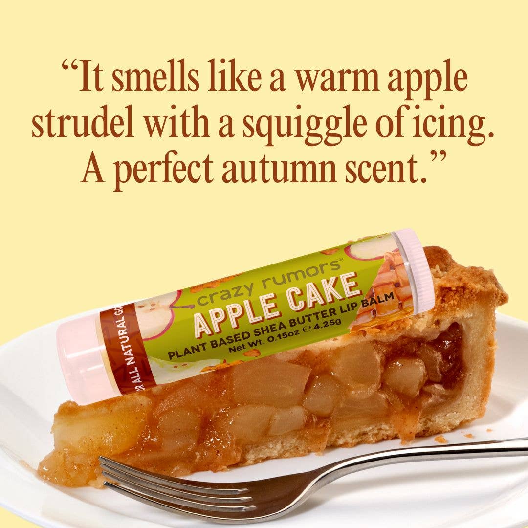 All Natural, Vegan Apple Cake Lip Balm